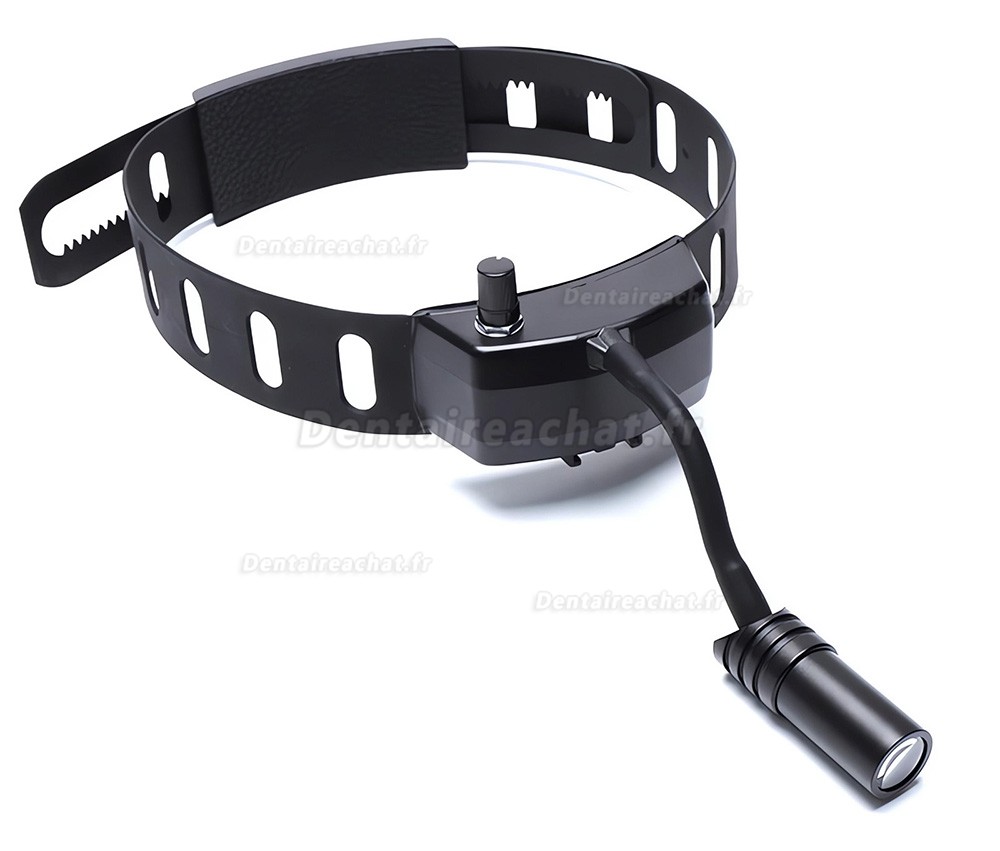 Loupes binoculaires dentaires YUYO DY-005 5X + lampe frontale LED dentaire sans fil 5W